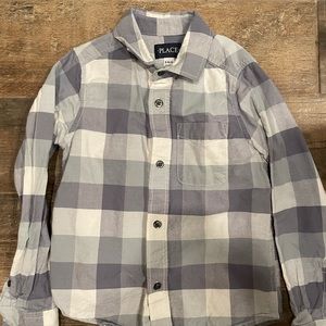 Children place Boys Long Sleeve Button-Down Shirt